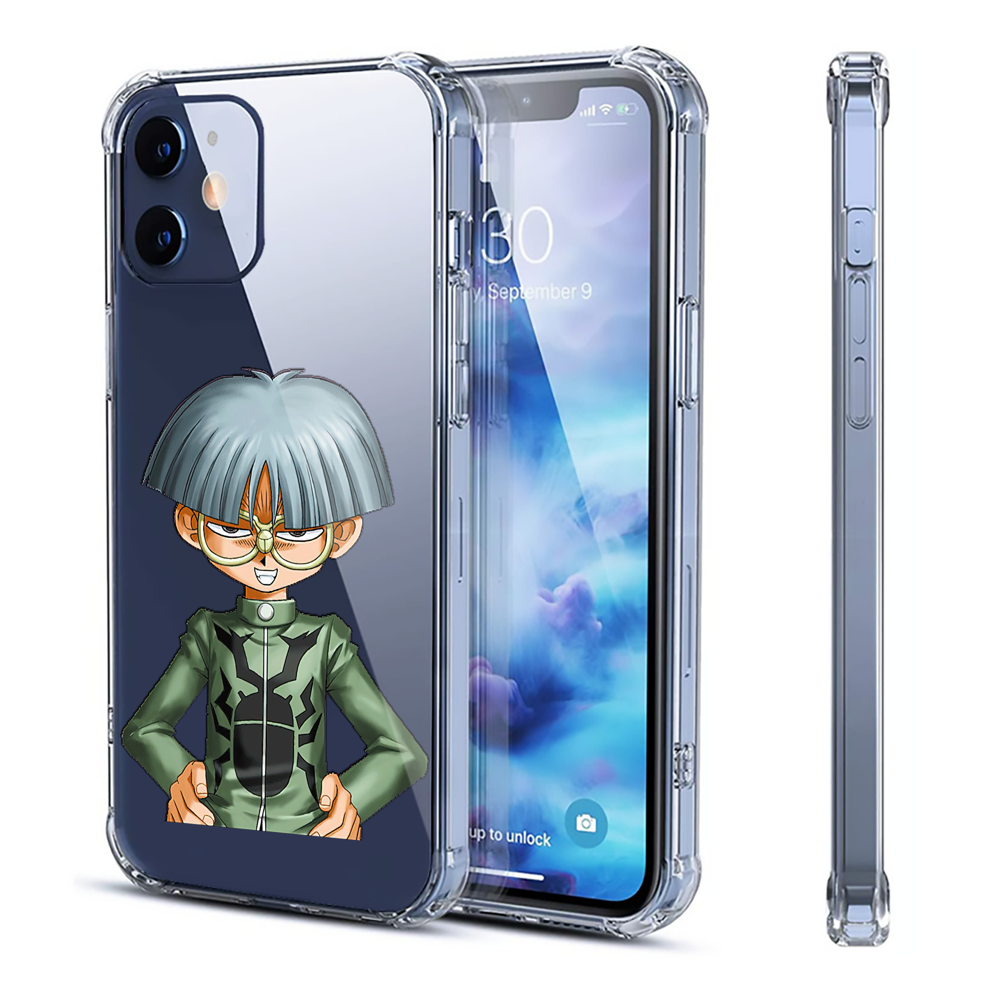 （画像用） 遊☆戯☆王 Yu-Gi-Oh! 【iPhone 12シリーズ対応】透明スマホケース（クリアソフトケース）
